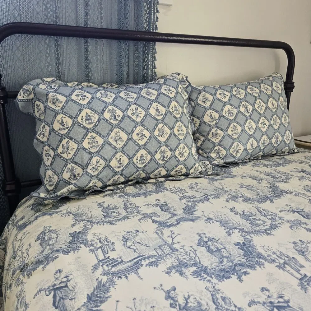 Jane Wilner FULL/QUEEN Duvet Cover Set 2 Shams 